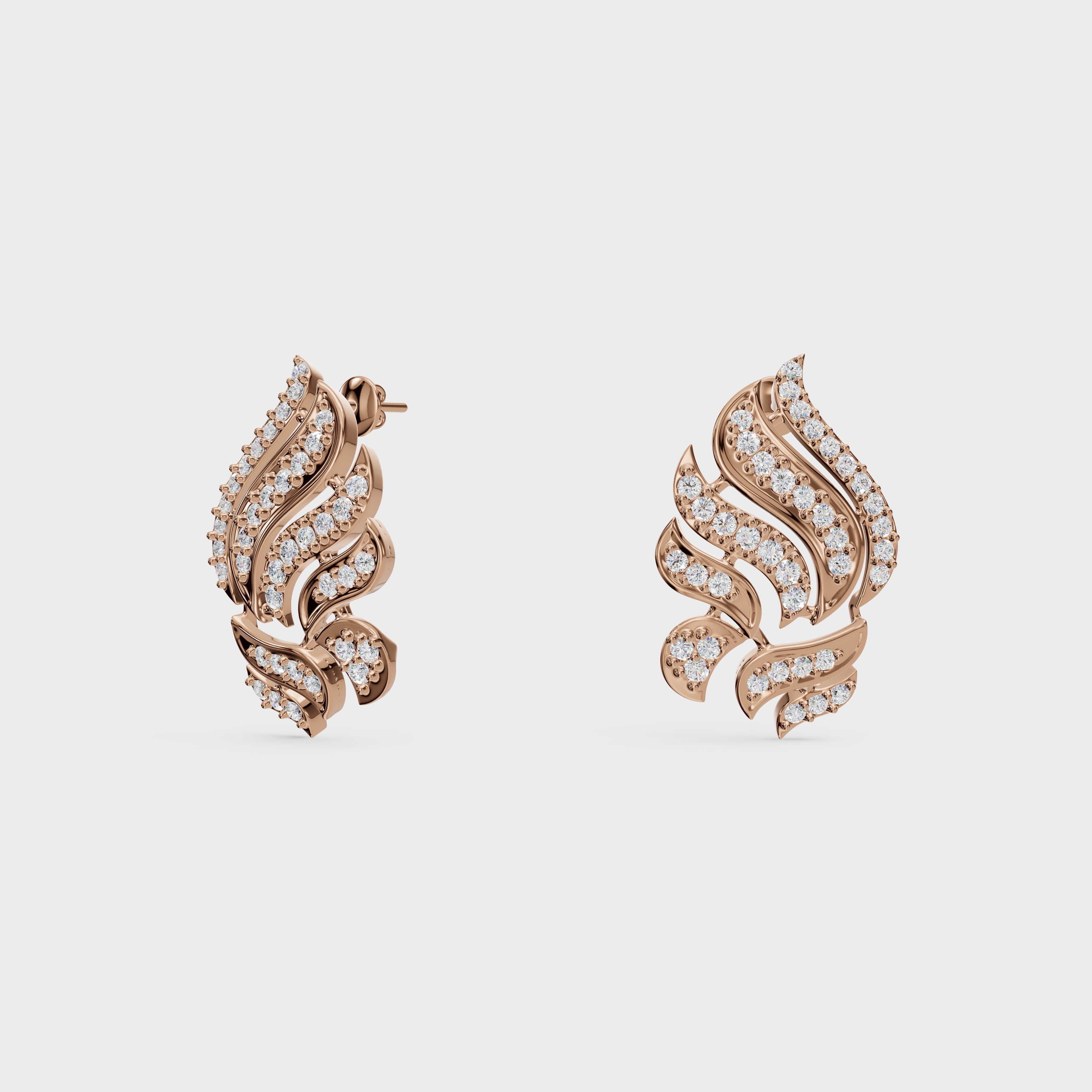 Floral Arc Earring