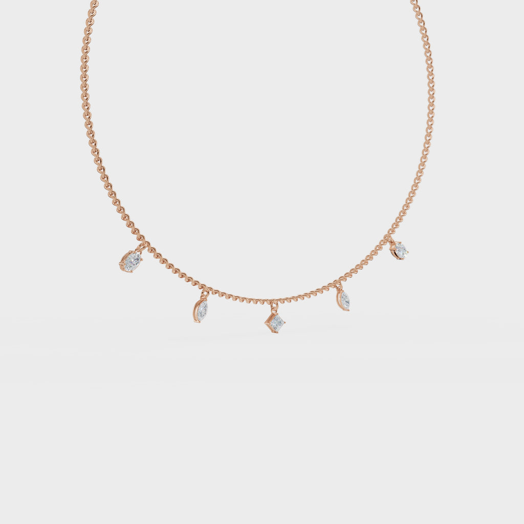 Dazzling constellation diamonds charm PWPE-20