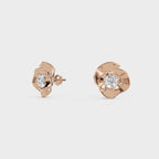 Diamond Petal Earrings