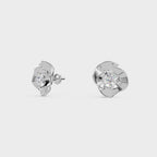 Diamond Petal Earrings