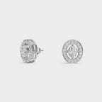 Diamond Aura Stud Earrings
