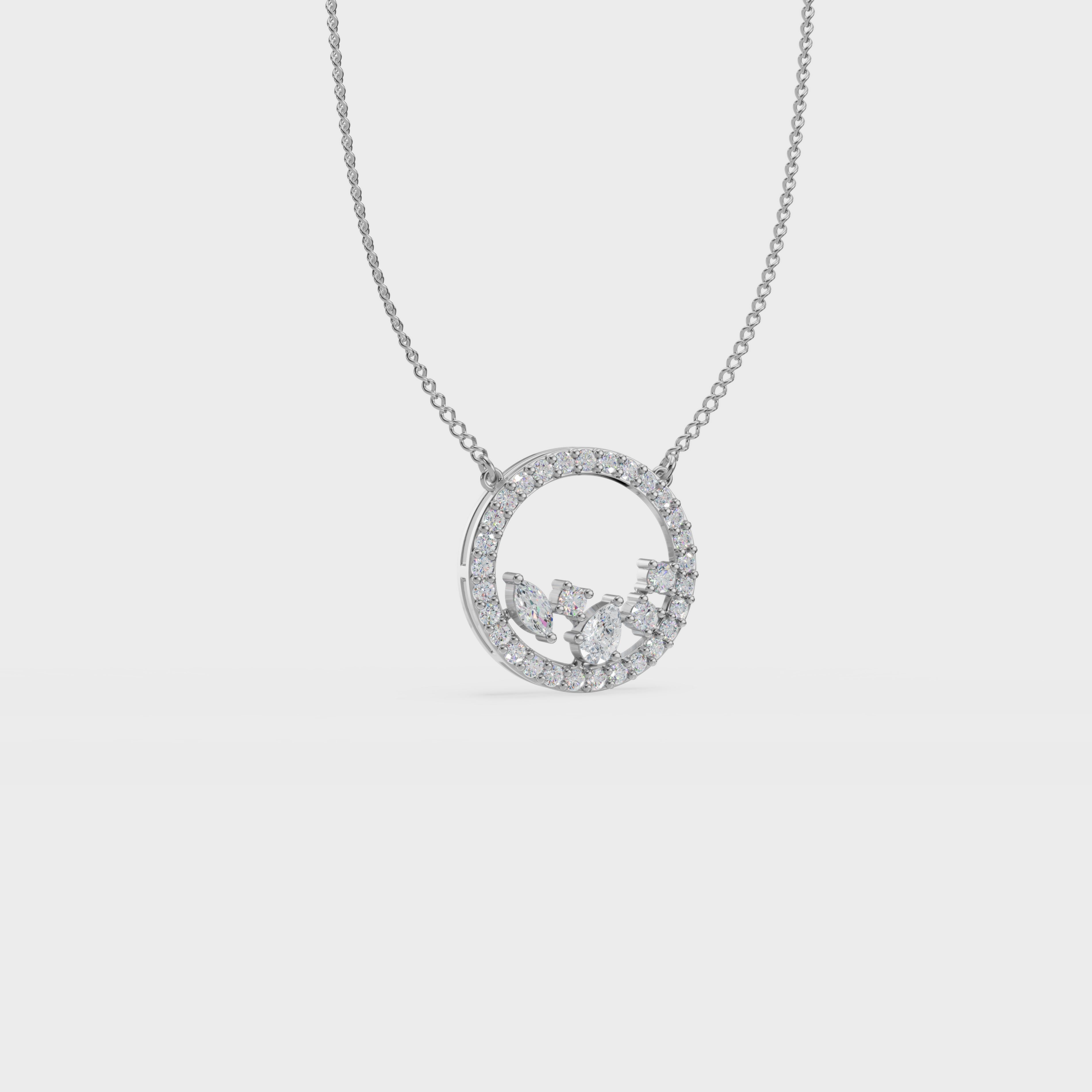 Celestial circle pendant