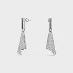 Twisted Triangle Diamond Danglers