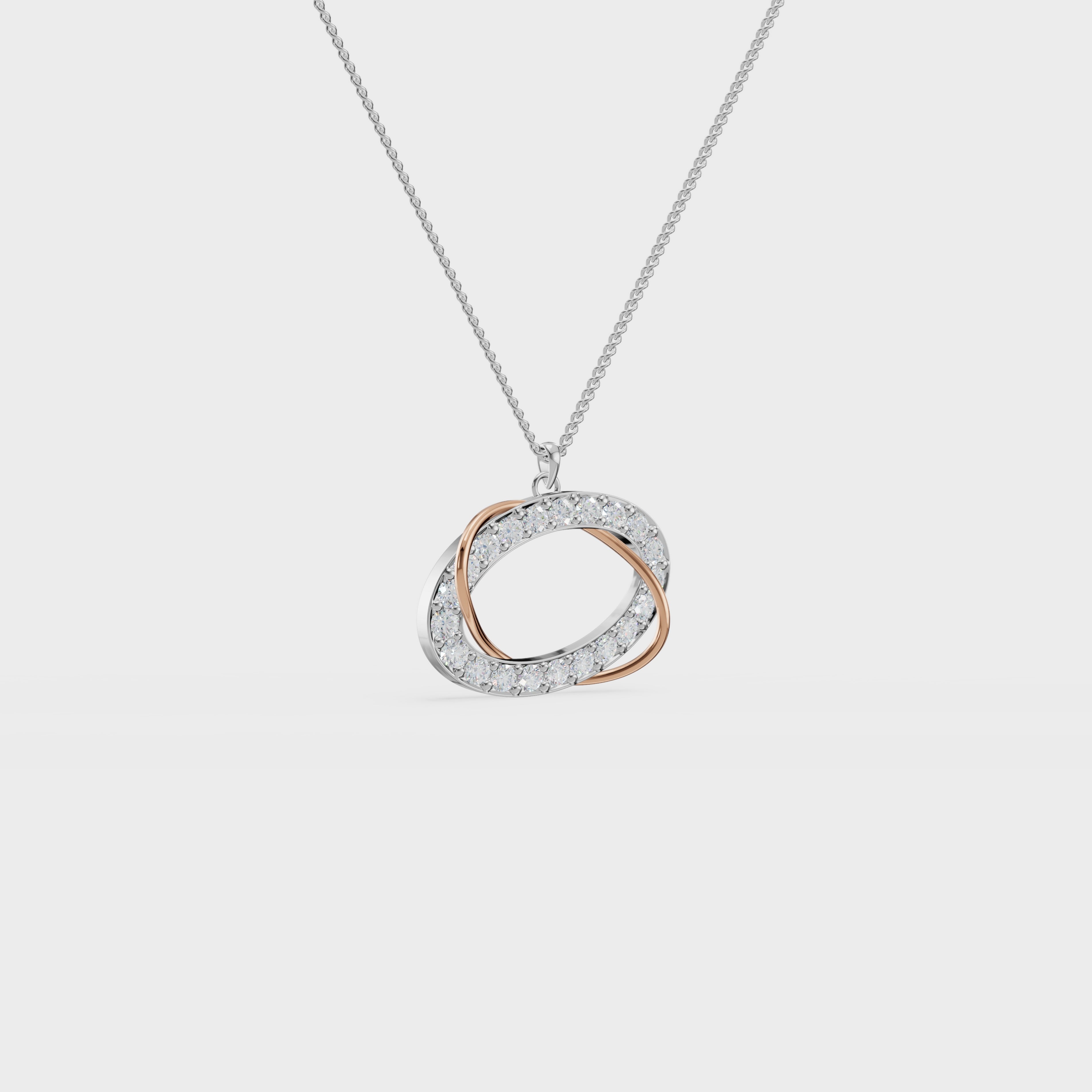 Celestial Orbit Diamond Pendant