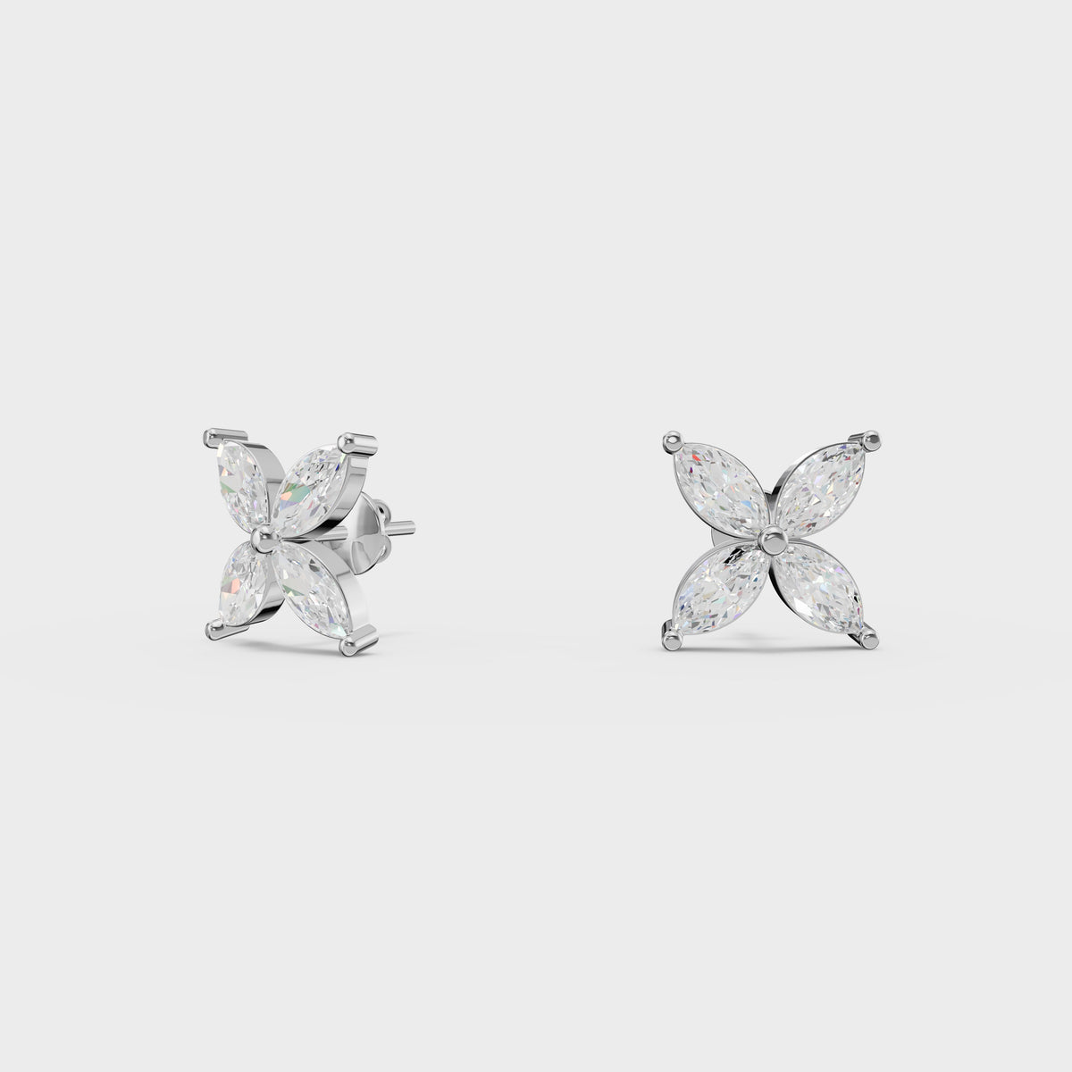 Marquise Cut Studs Earrings