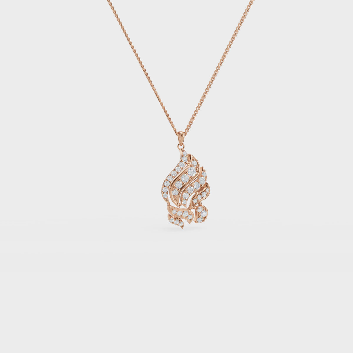 Aurora Fire Diamond Pendant