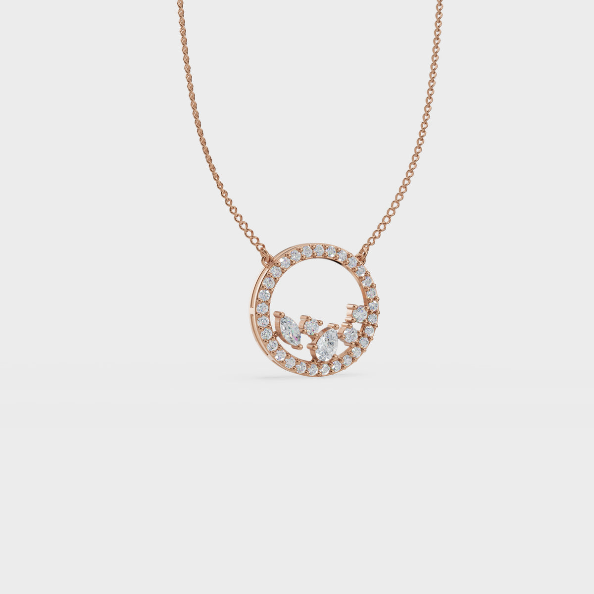 Celestial circle pendant