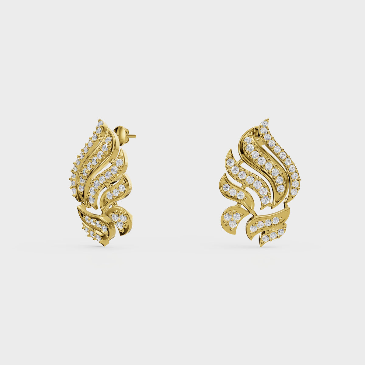 Floral Arc Earring