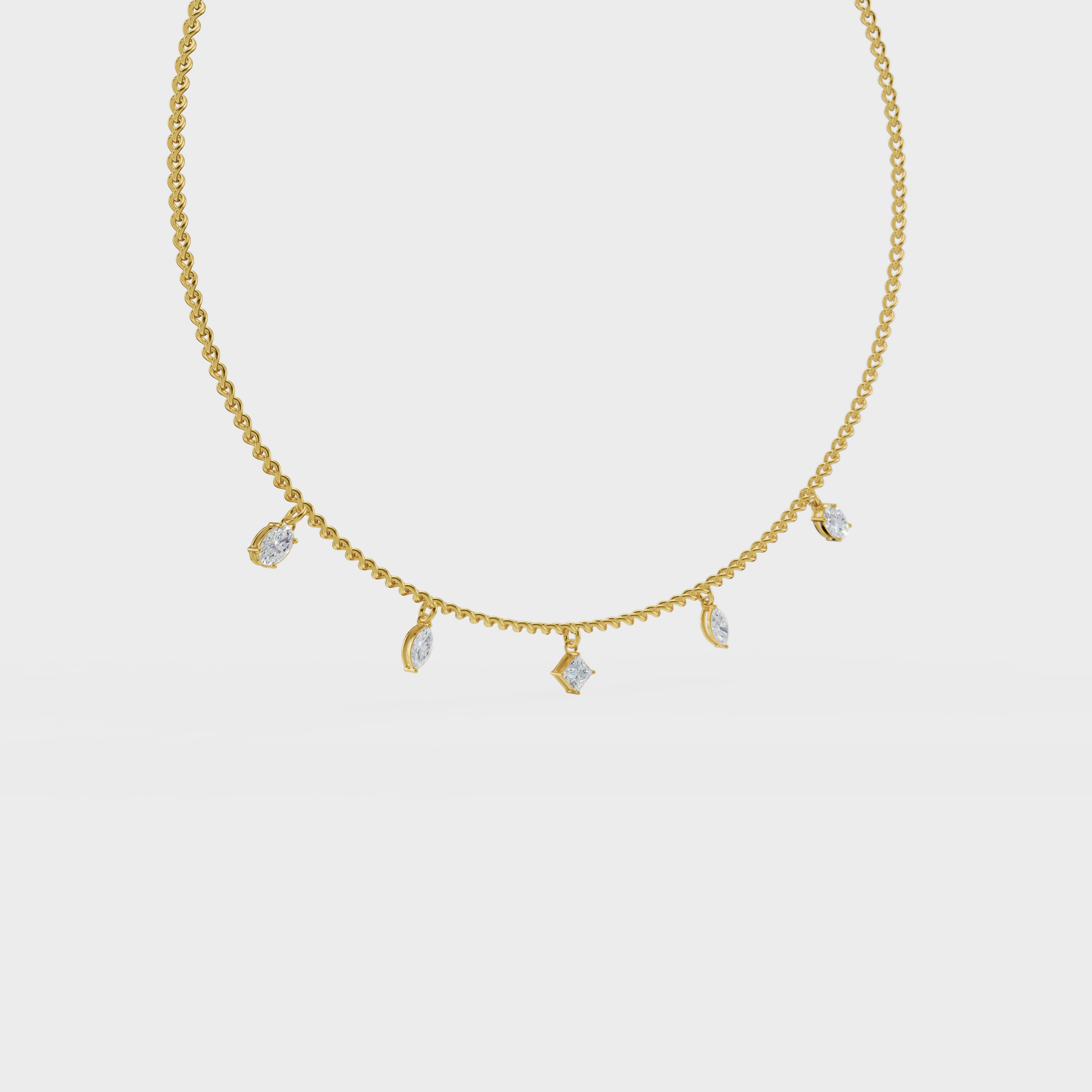 Dazzling constellation diamonds charm PWPE-20