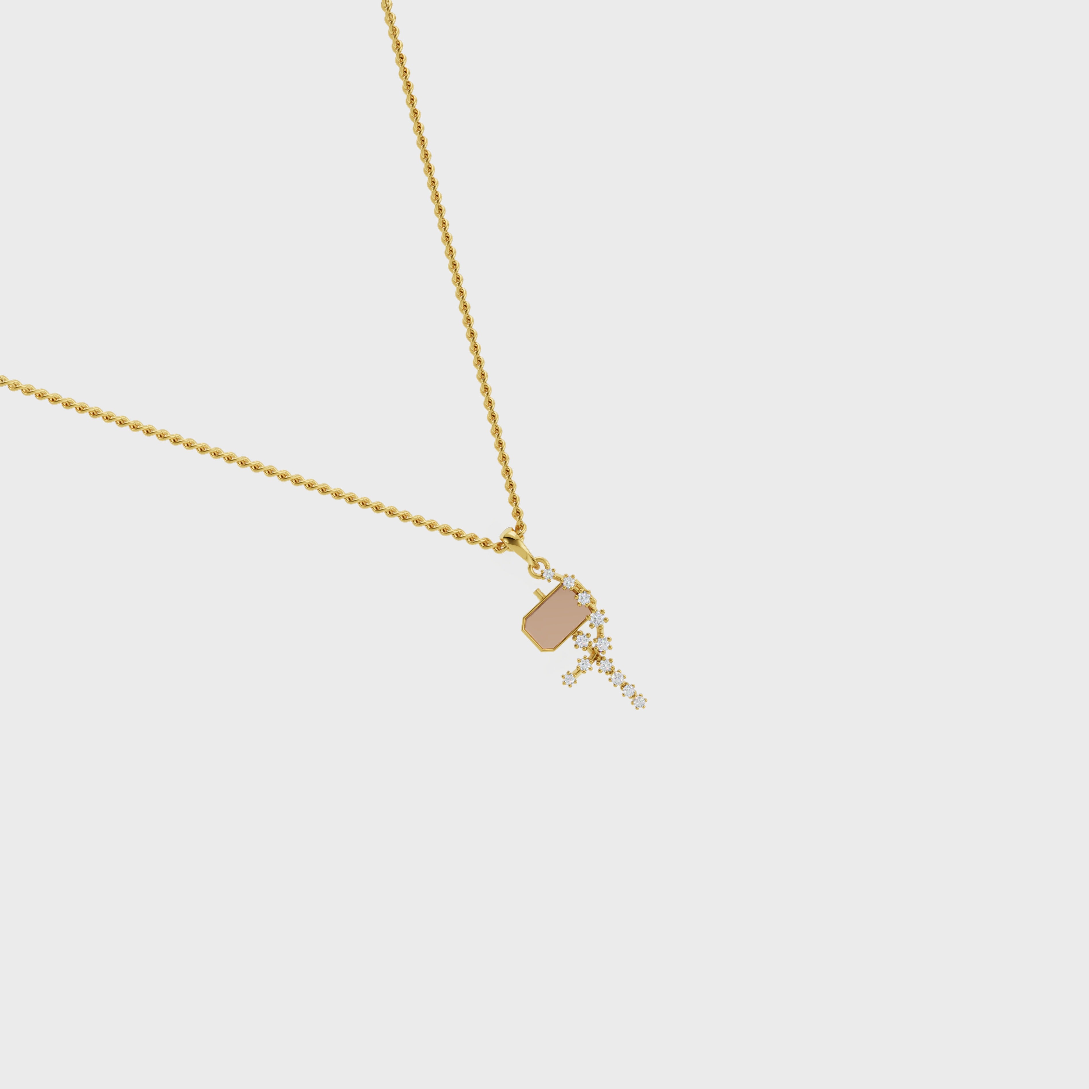 Single Station Key Pendant