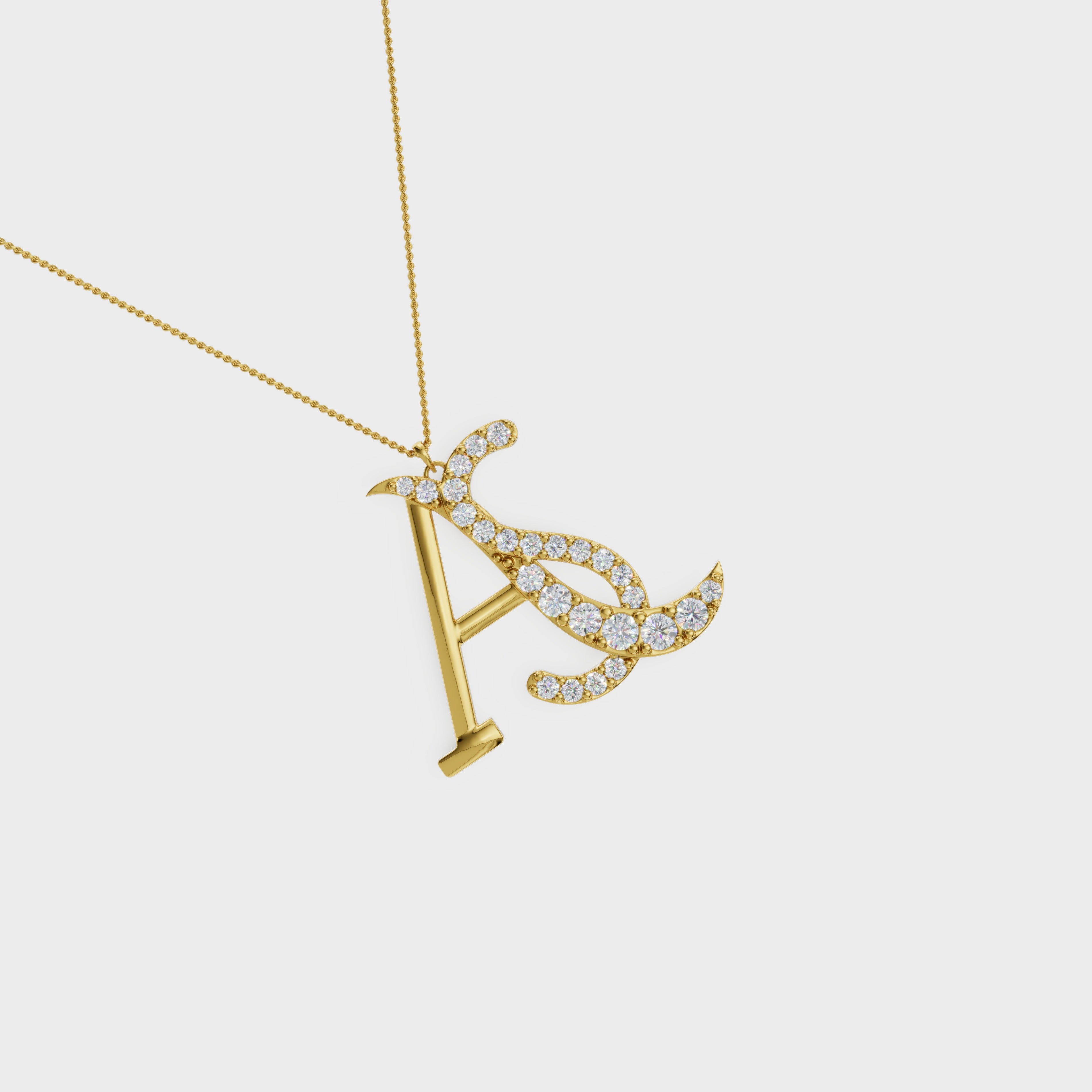 AS Initial Pendant