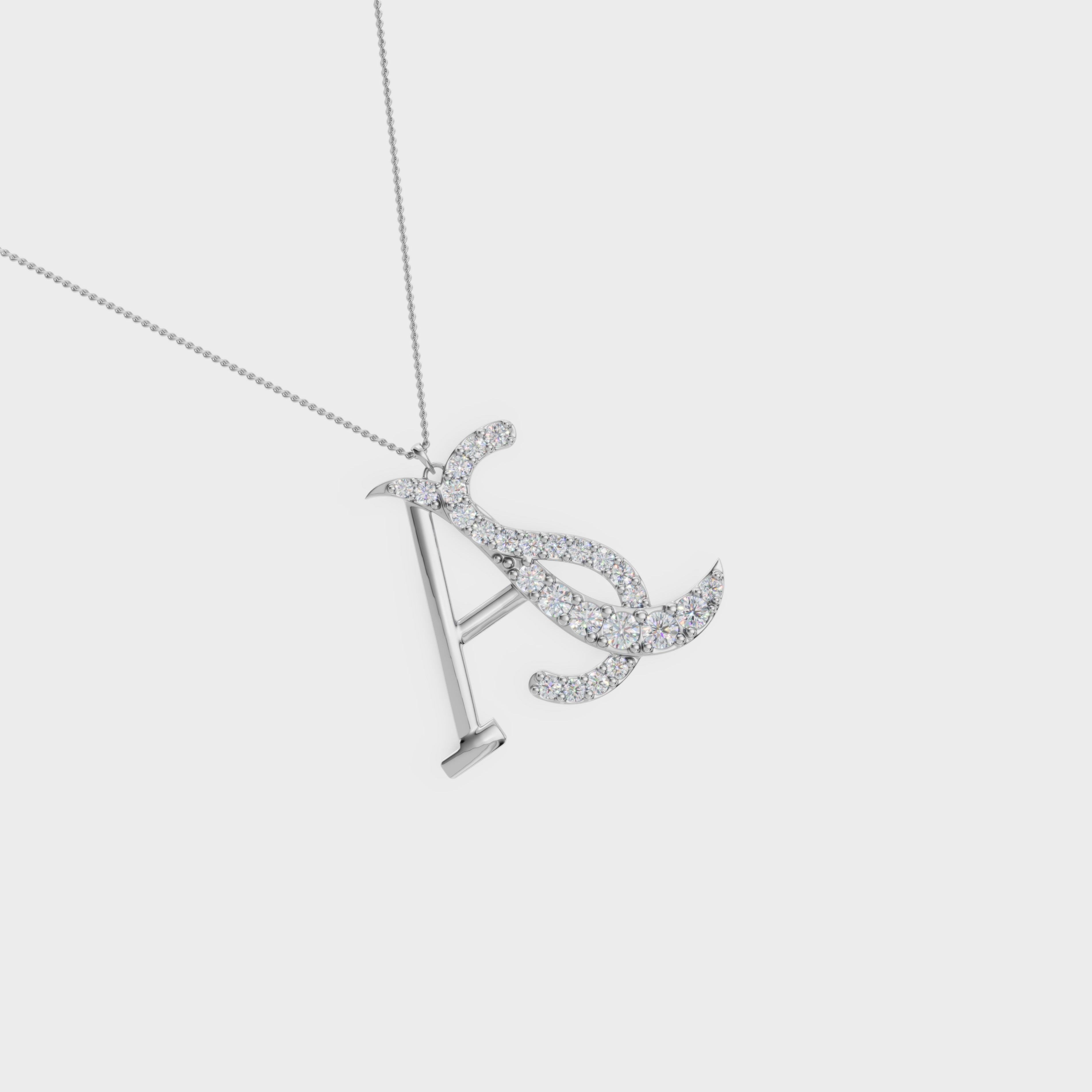 AS Initial Pendant