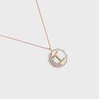 Crescent I Intial Pendant