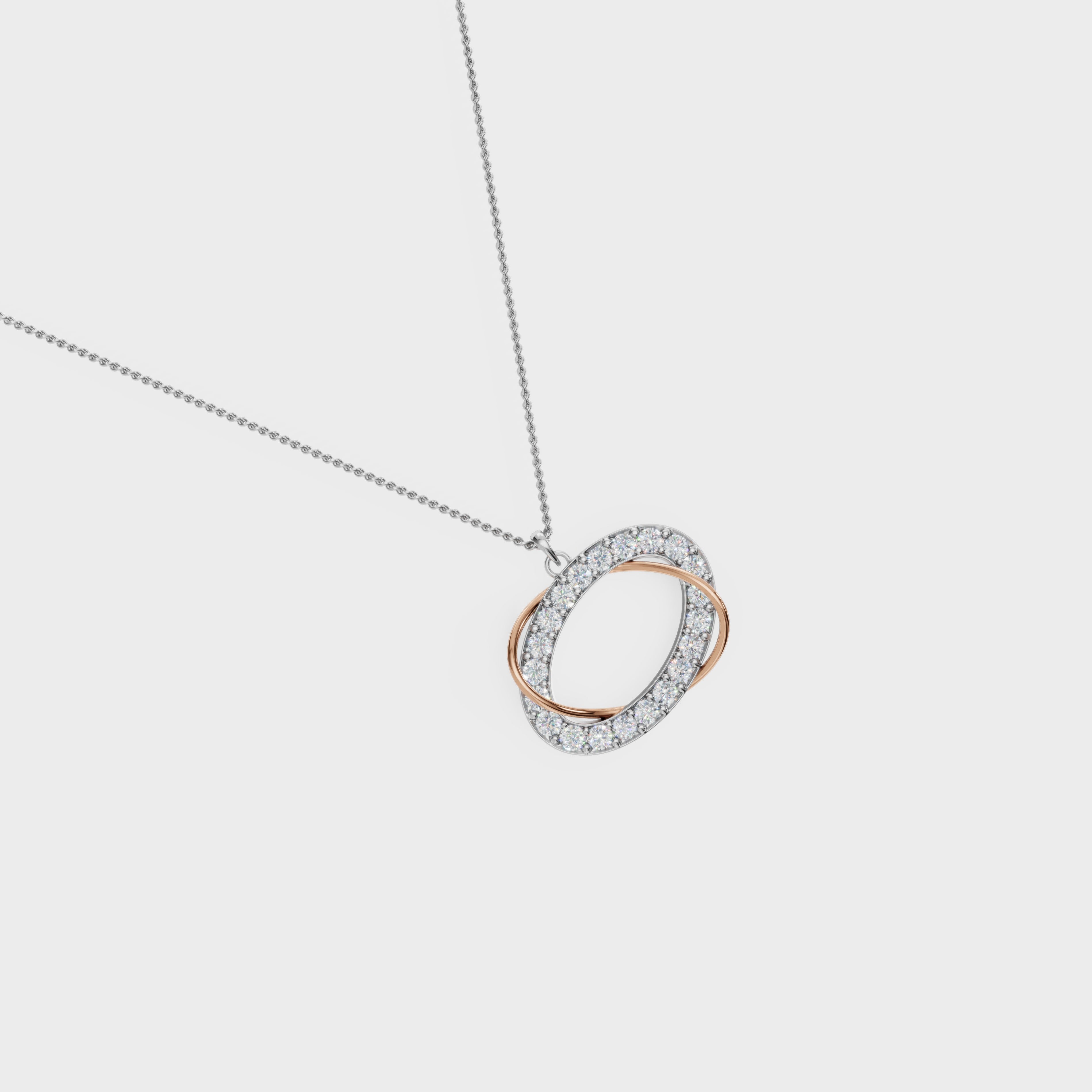 Celestial Orbit Diamond Pendant