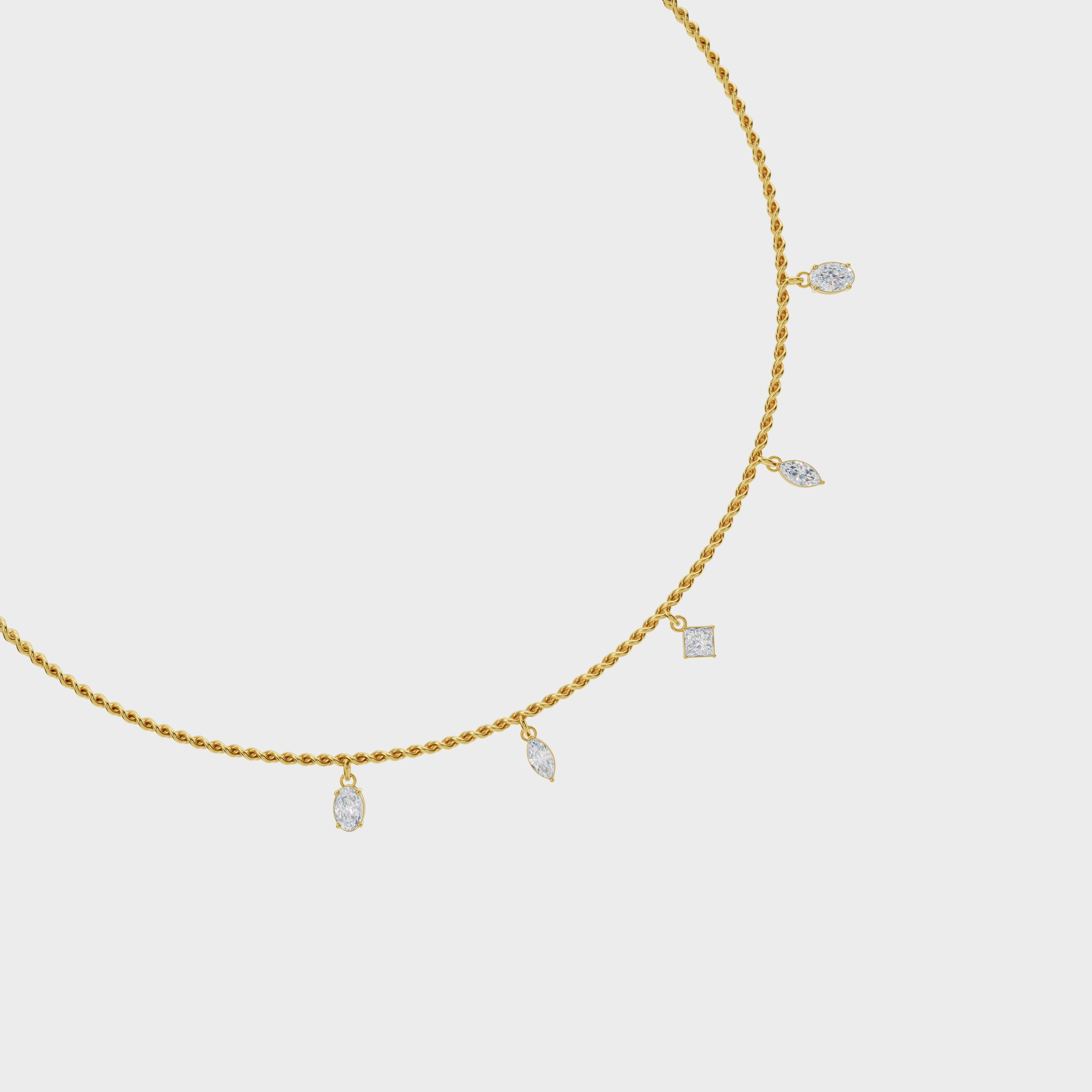 Dazzling constellation diamonds charm PWPE-20