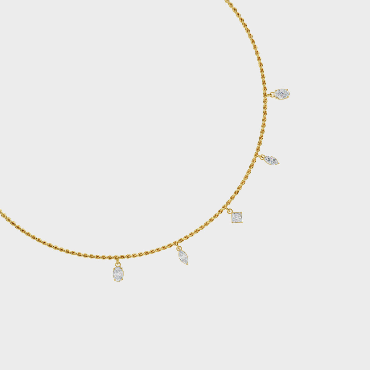 Dazzling constellation diamonds charm