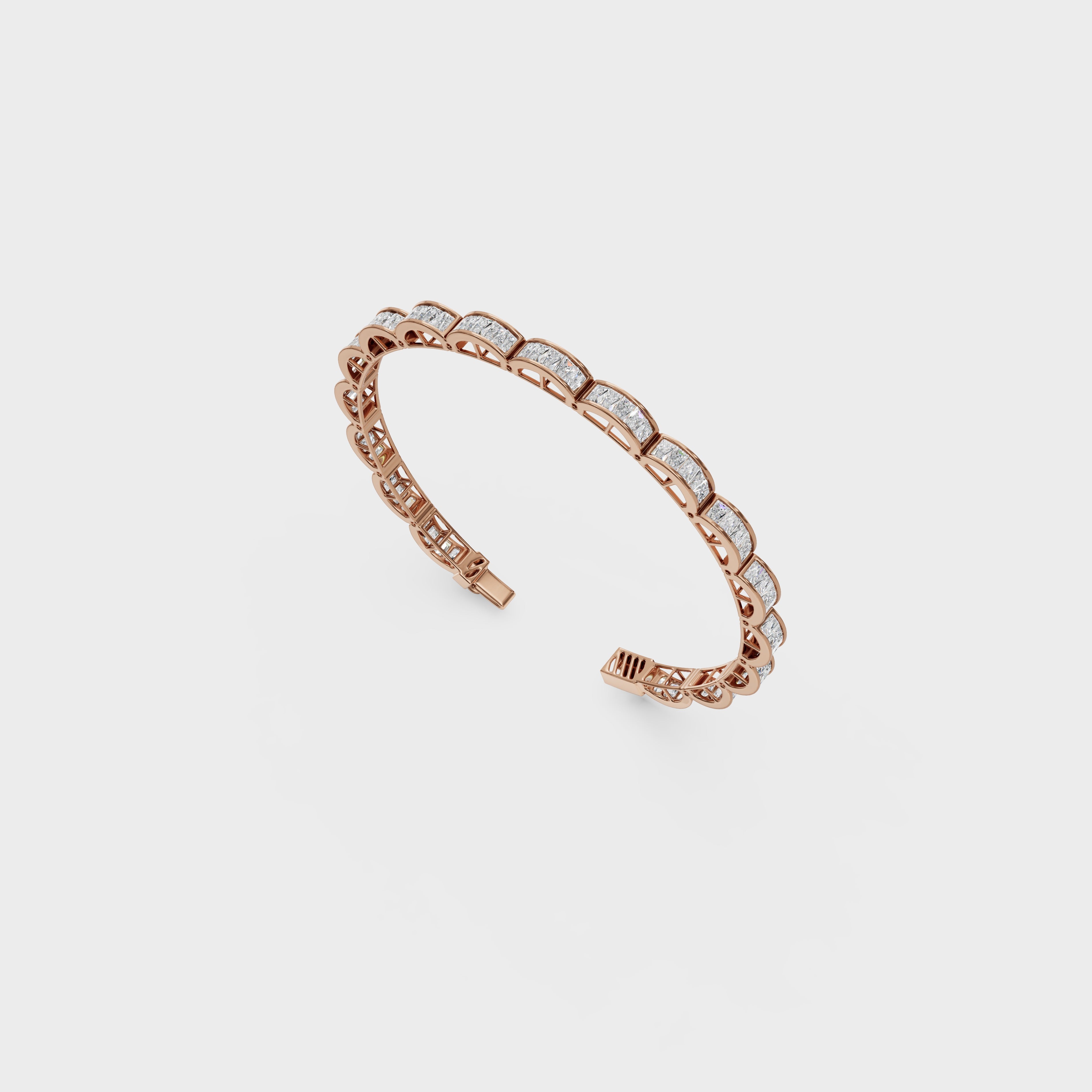 The Baguette Cut Brilliance Bracelet