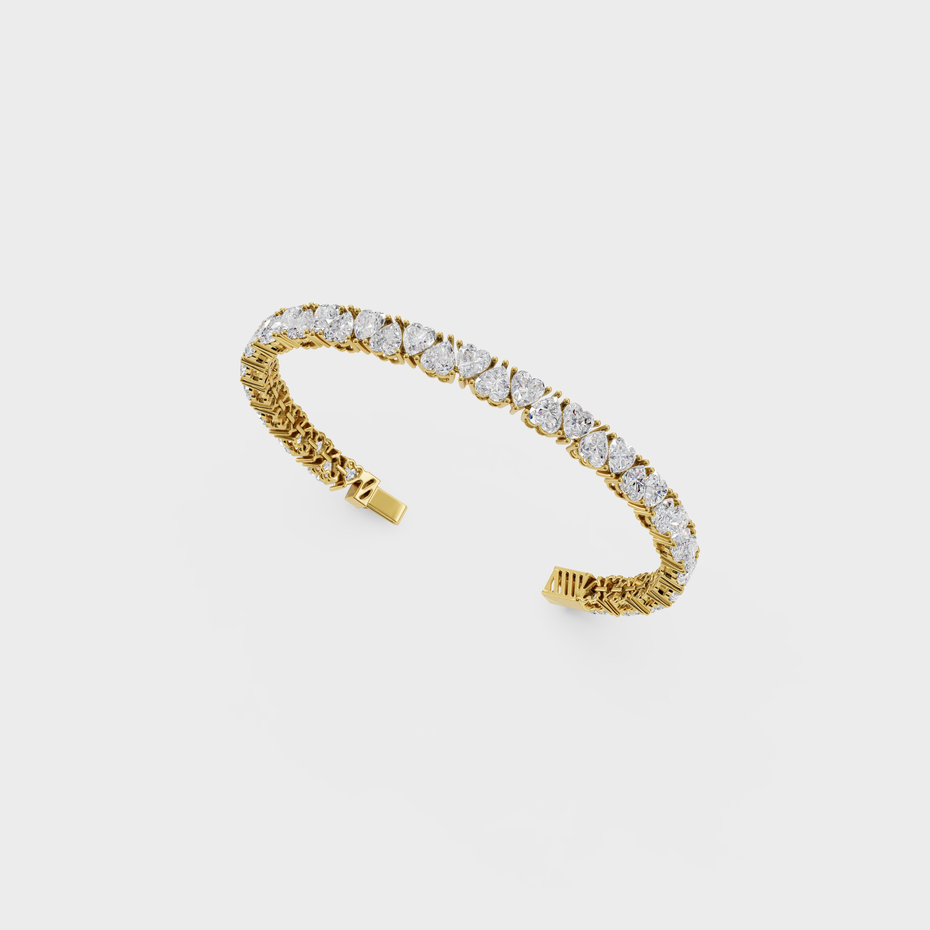 Heart On My Sleev Diamond Bracelet