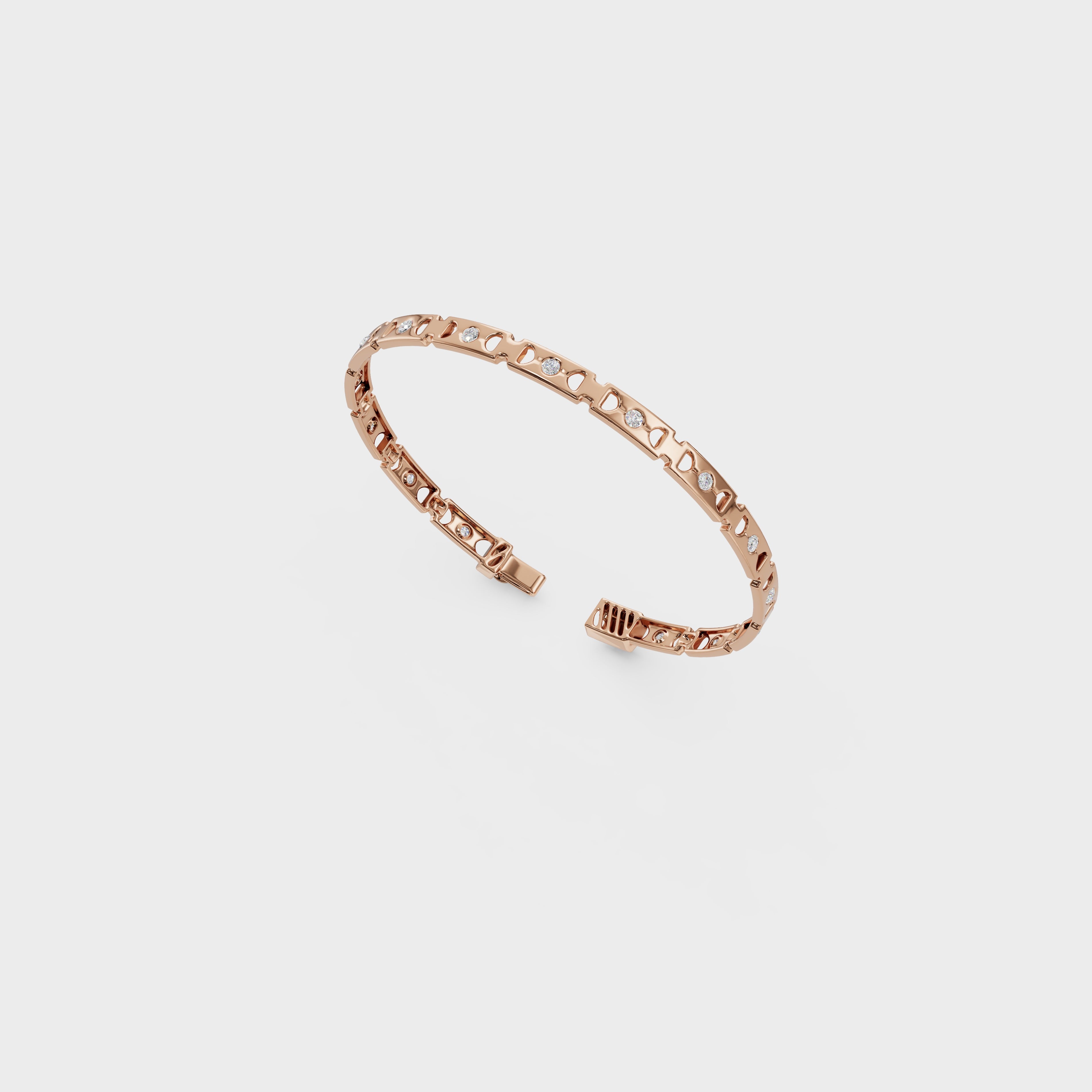 Aurora Round Cut Tennis Bracelet