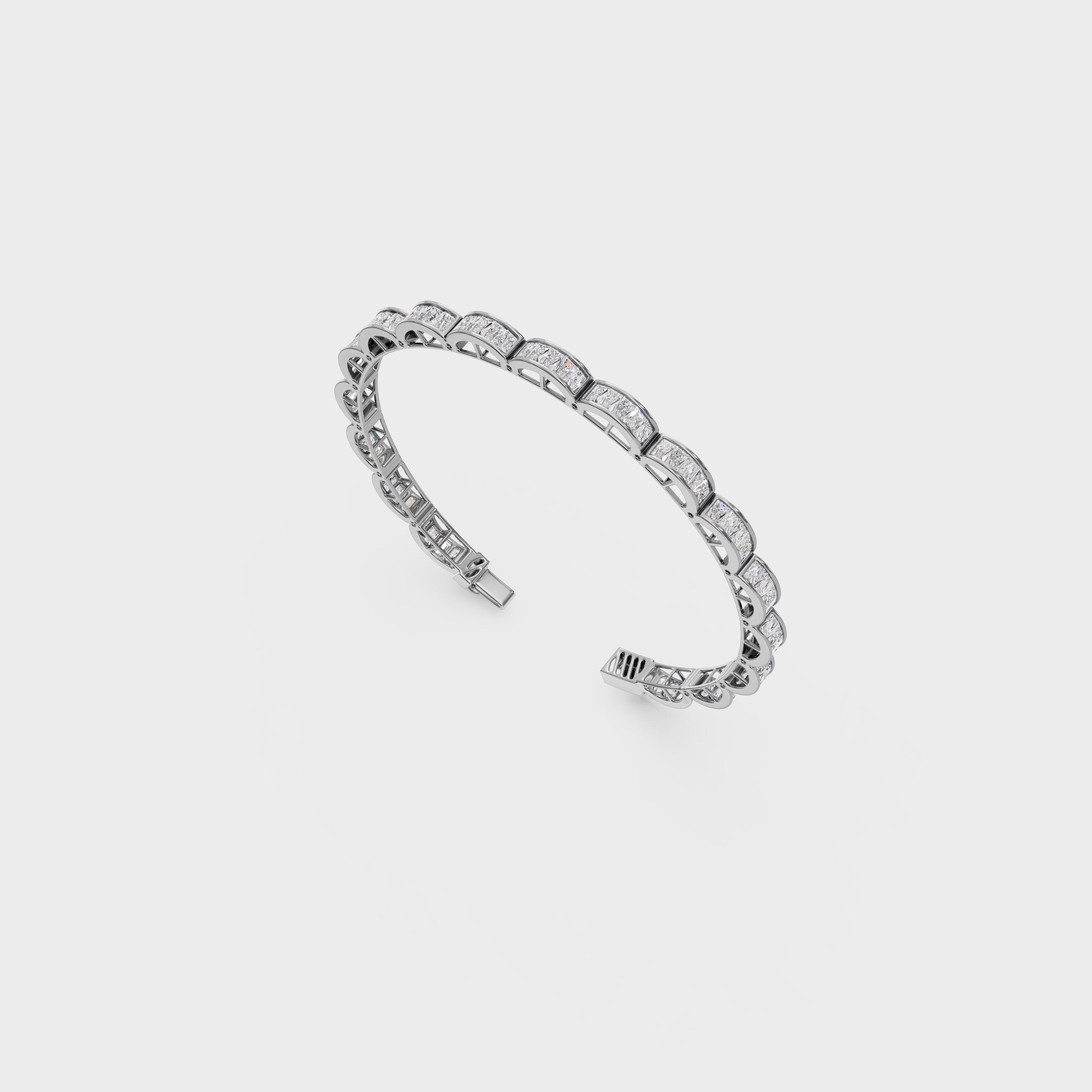 The Baguette Cut Brilliance Bracelet