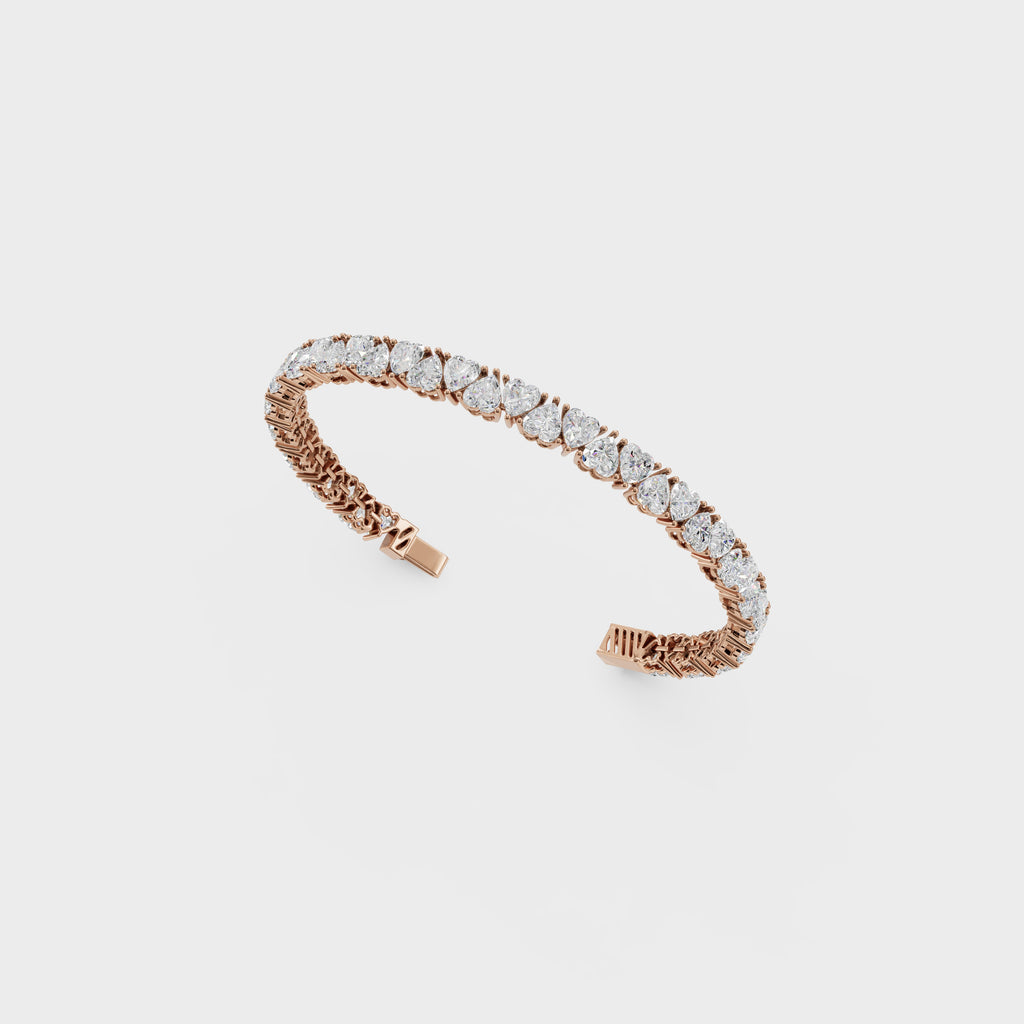 Heart On My Sleev Diamond Bracelet