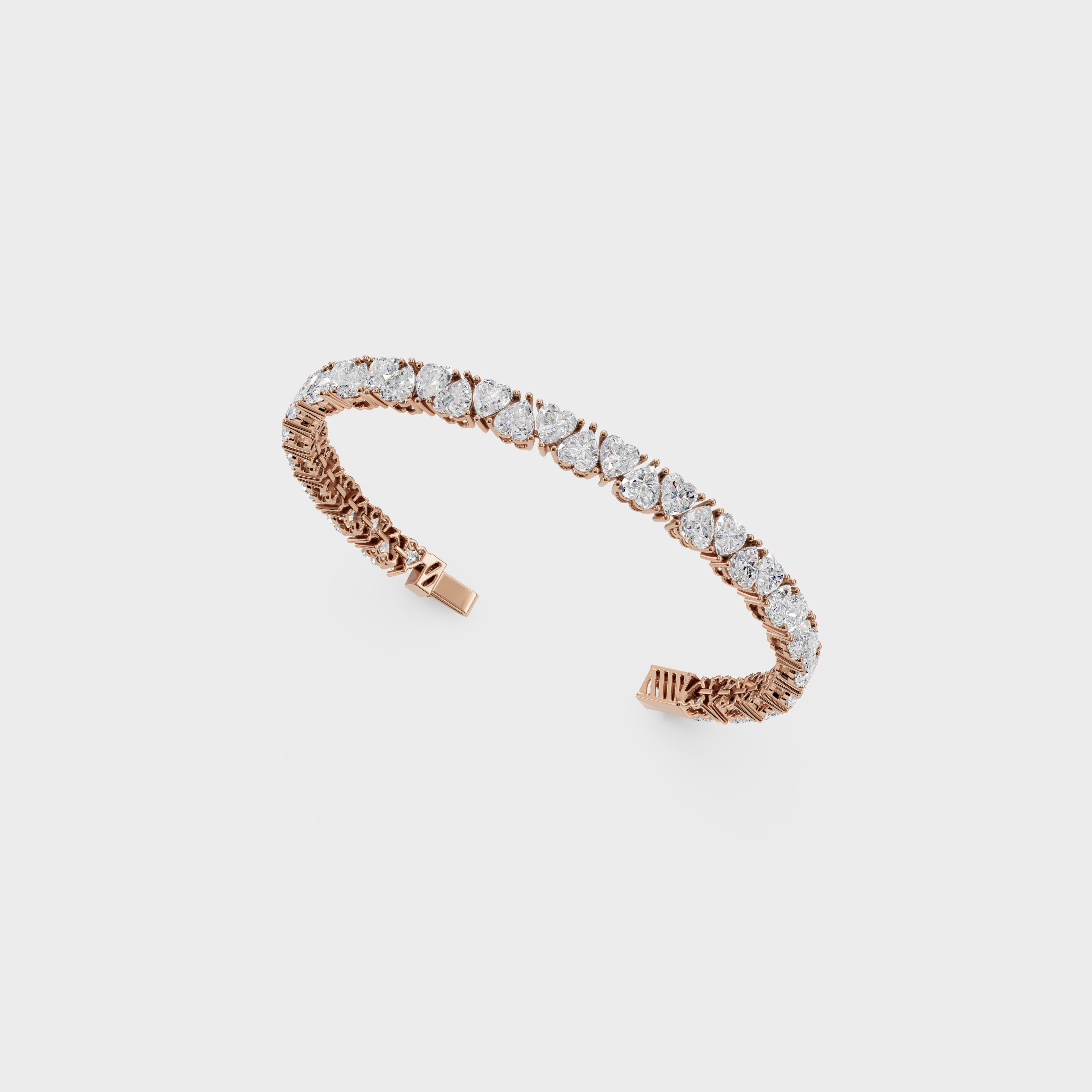 Heart On My Sleev Diamond Bracelet
