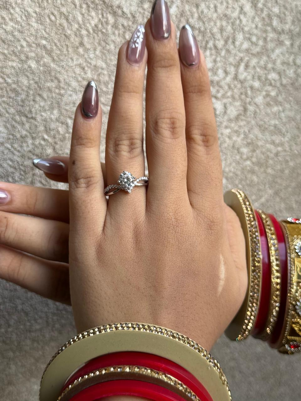 Solitaire Eternal Twist Ring