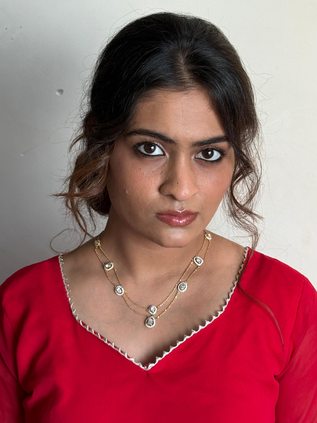 Layer Polki Necklace Set