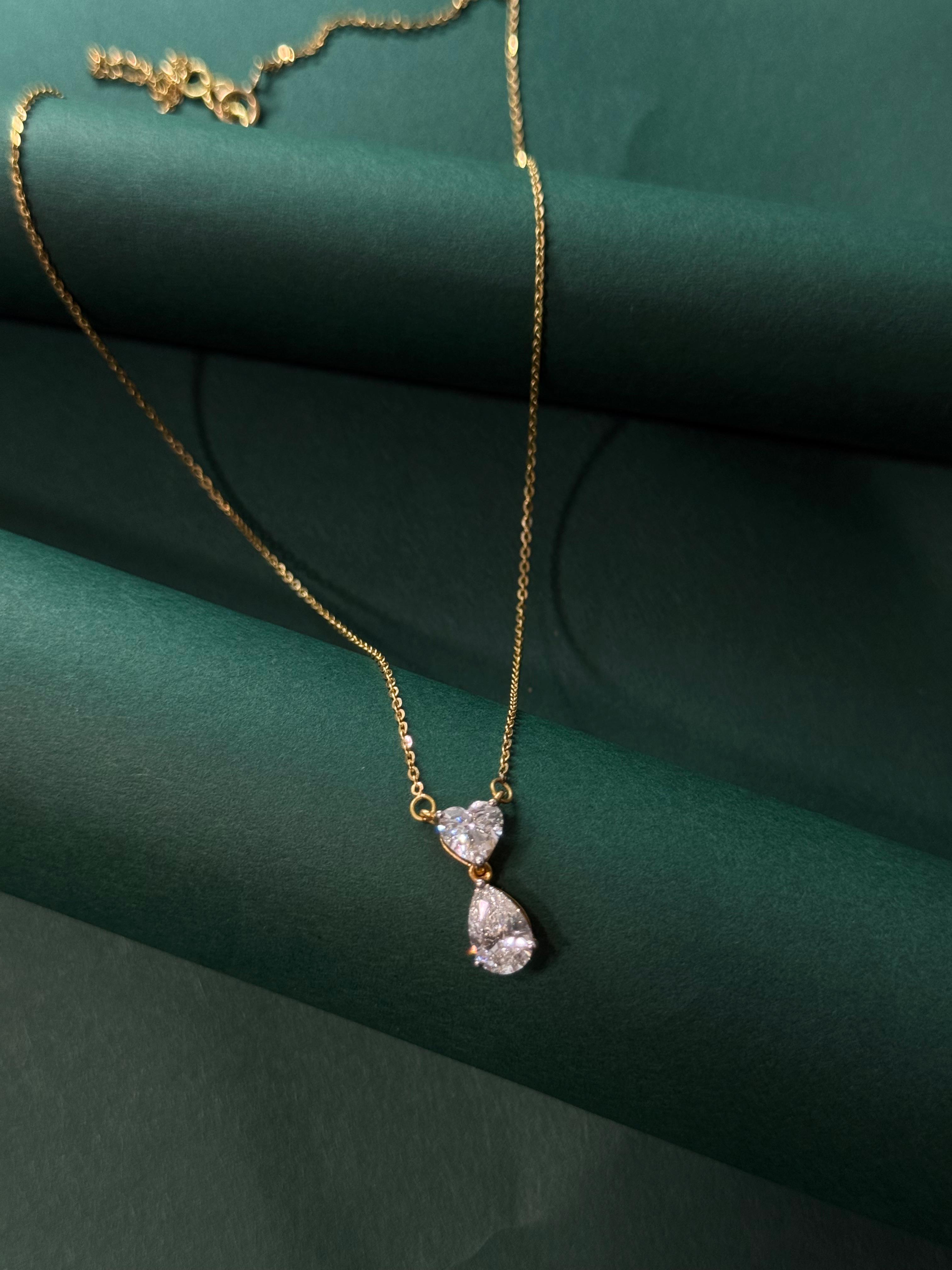 Heart & Pear Pendant