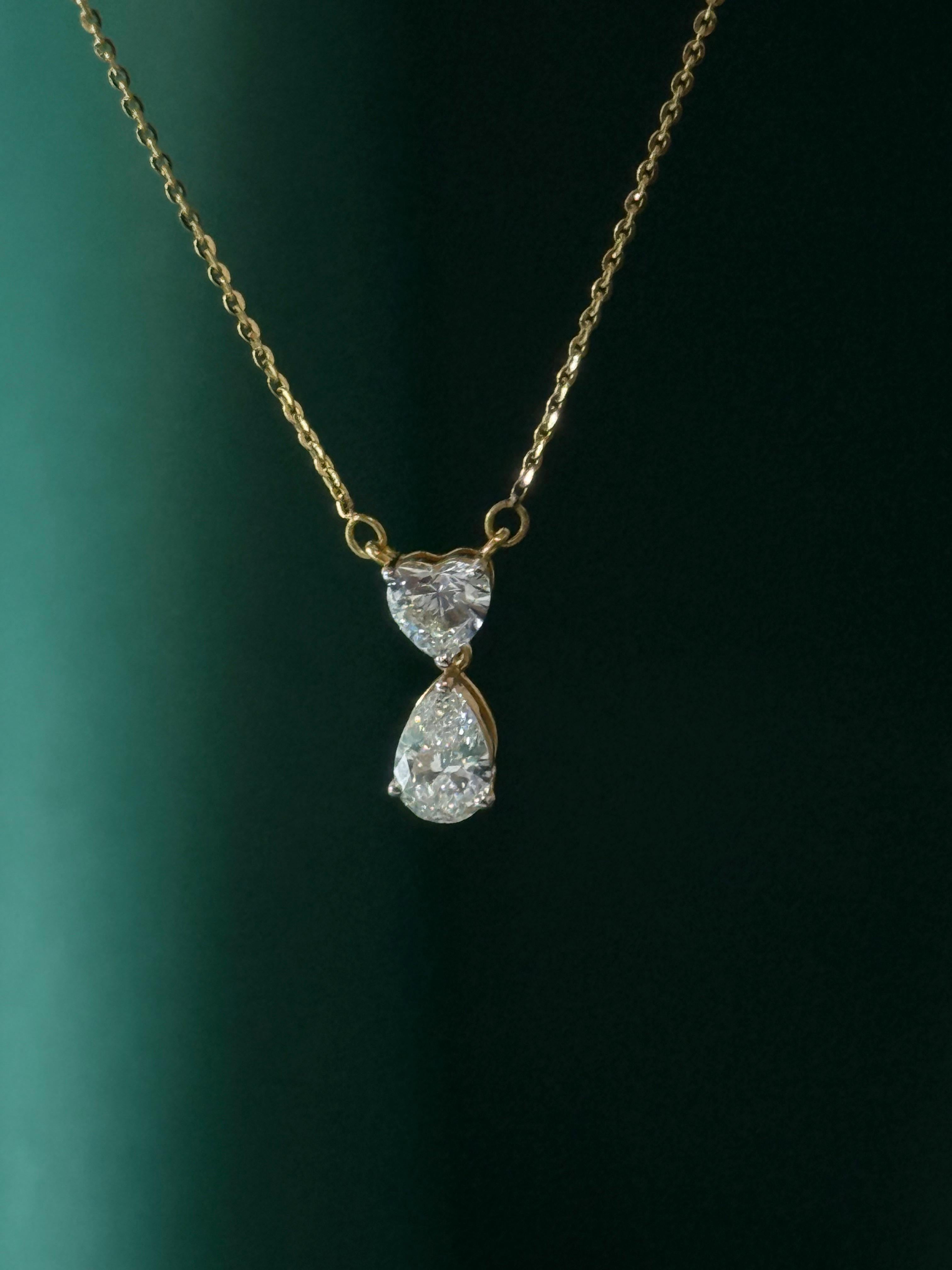 Heart & Pear Pendant