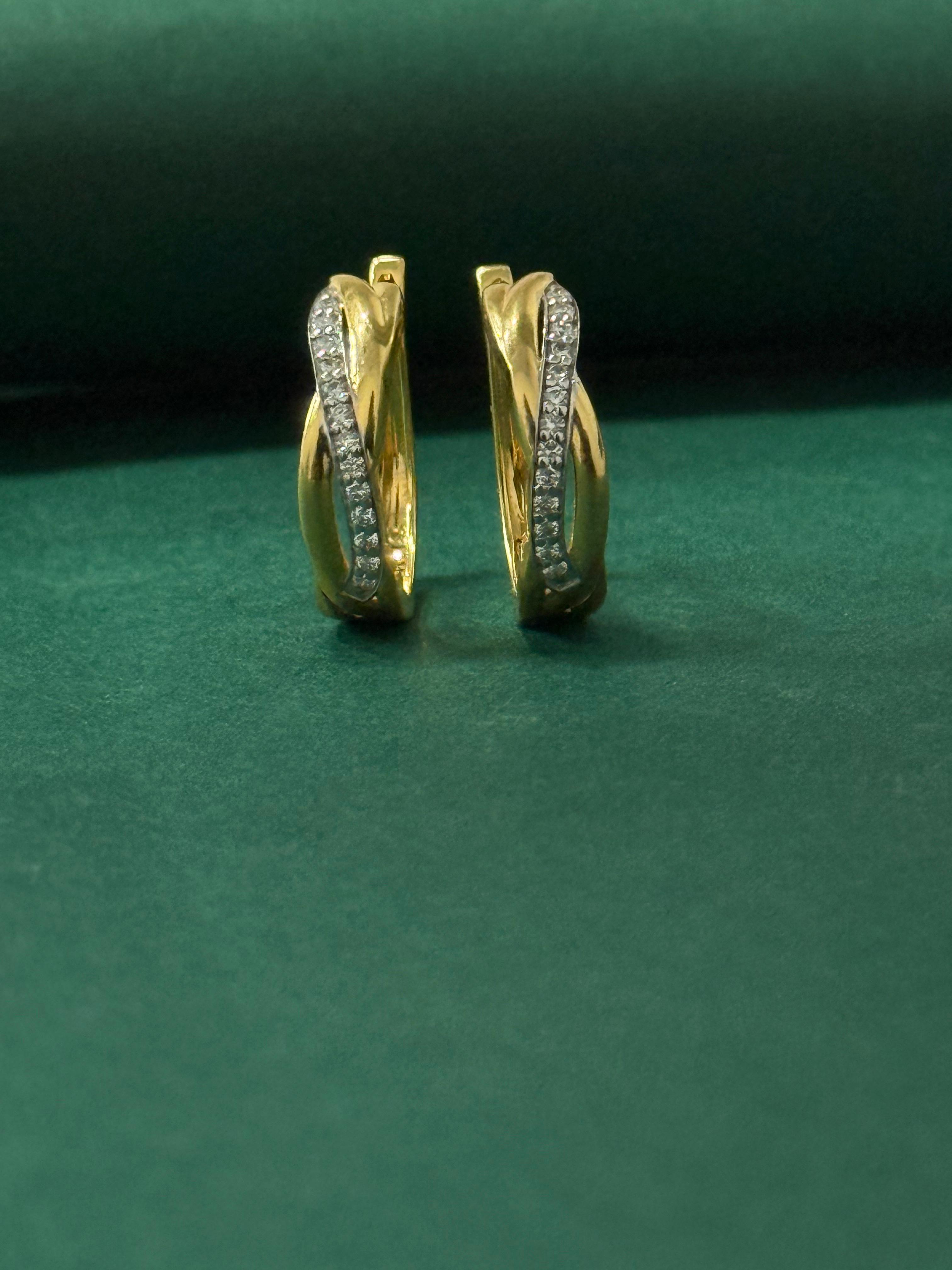 Twisted Hoop Earrings