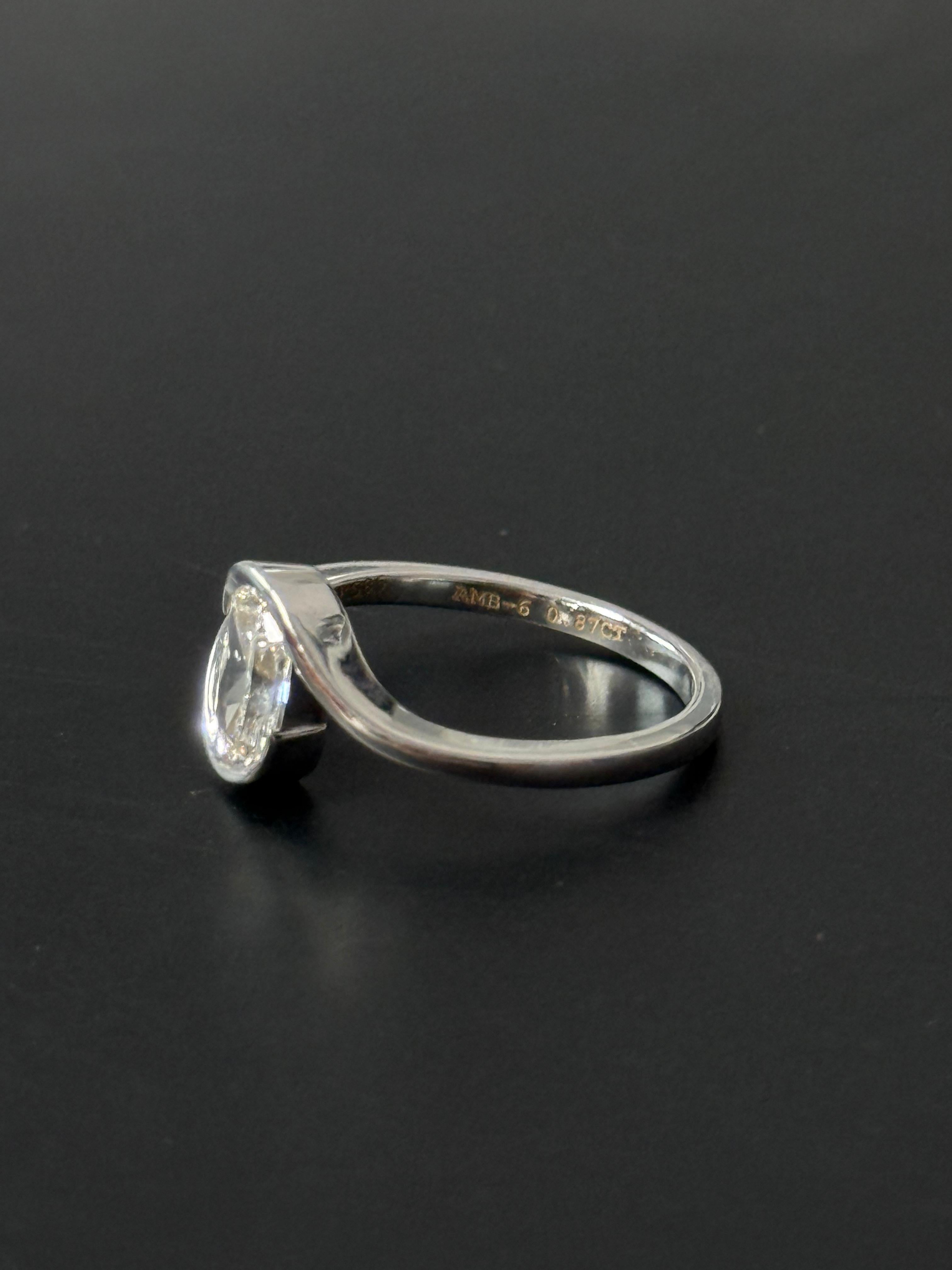 Radiant Twisted Shank Ring