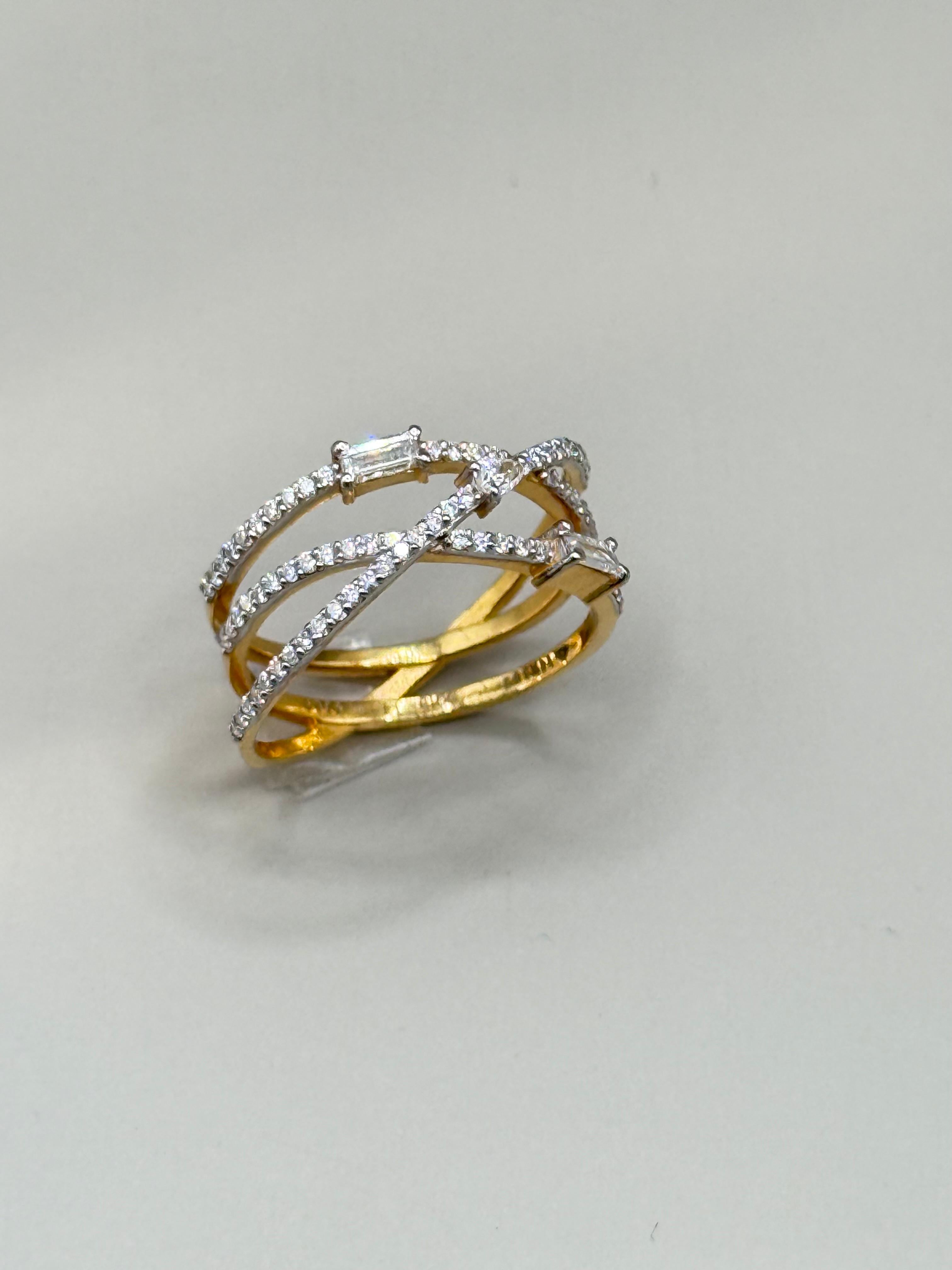 Triple Row Ring