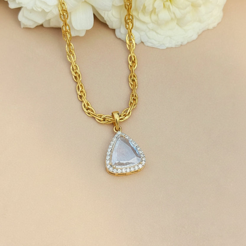 Rose Cut Diamond Pendant