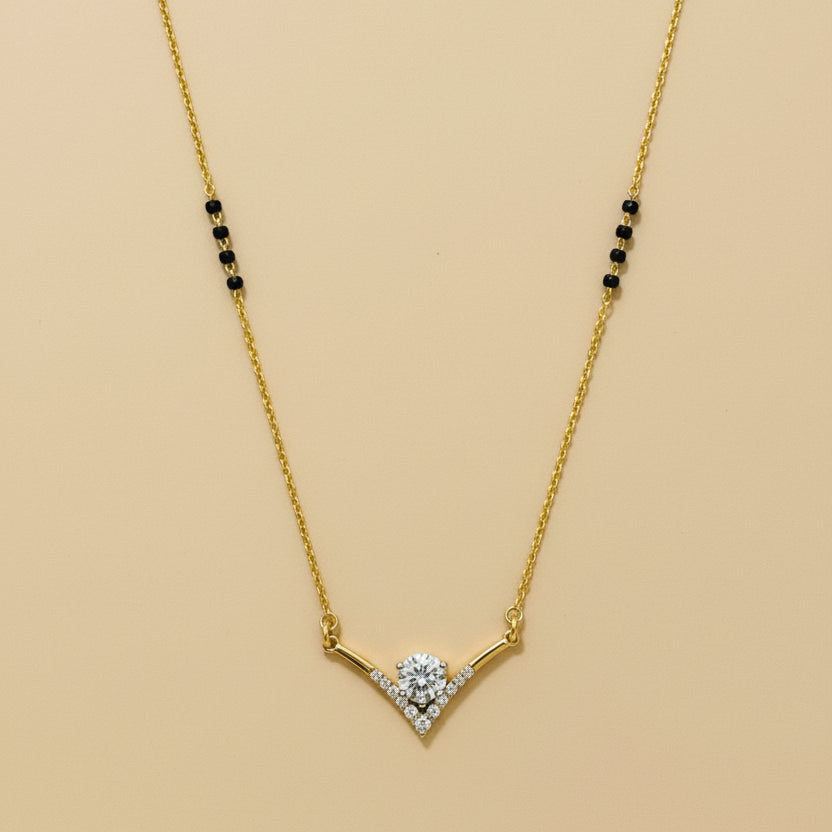 Eterna V Diamond Mangalsutra