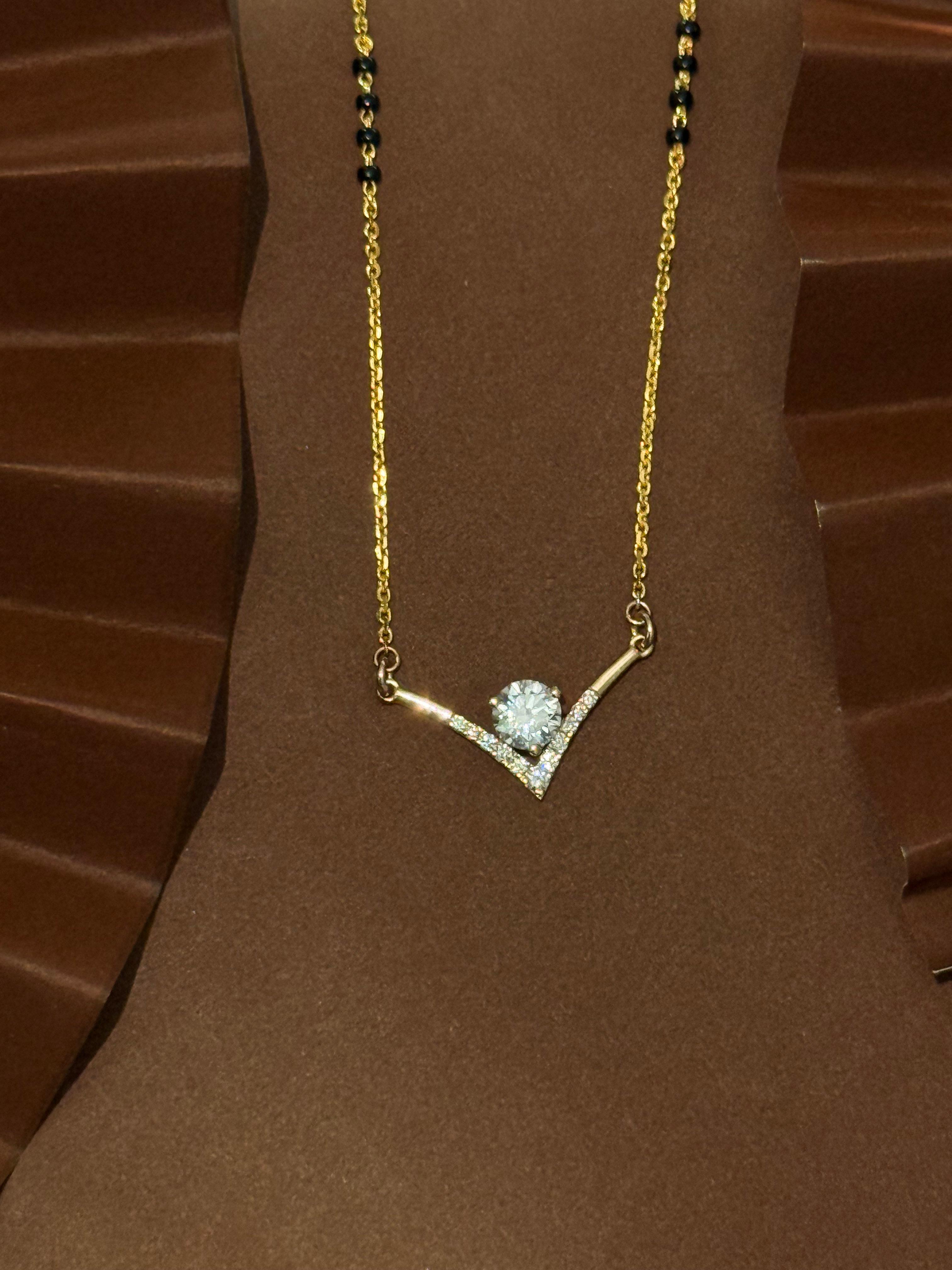 Eterna V Diamond Mangalsutra