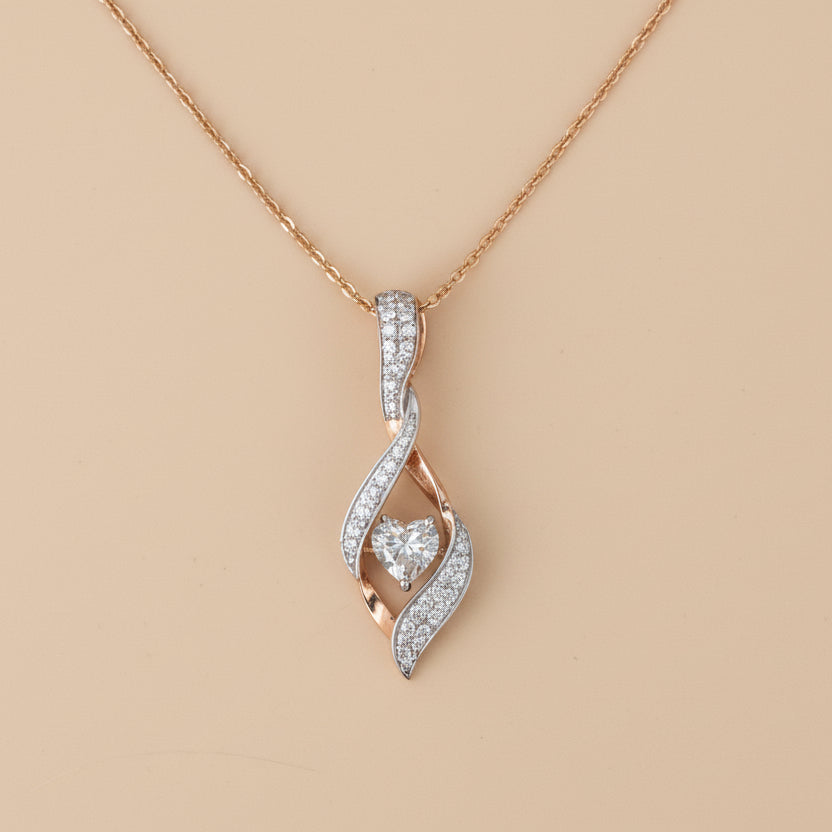Twisted Heart Pendant