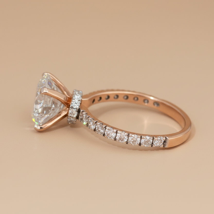 3ct Round Ring