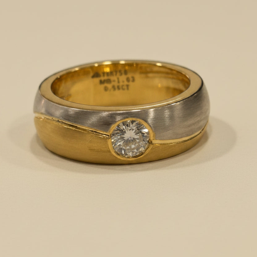 Two Tone Mat Ring