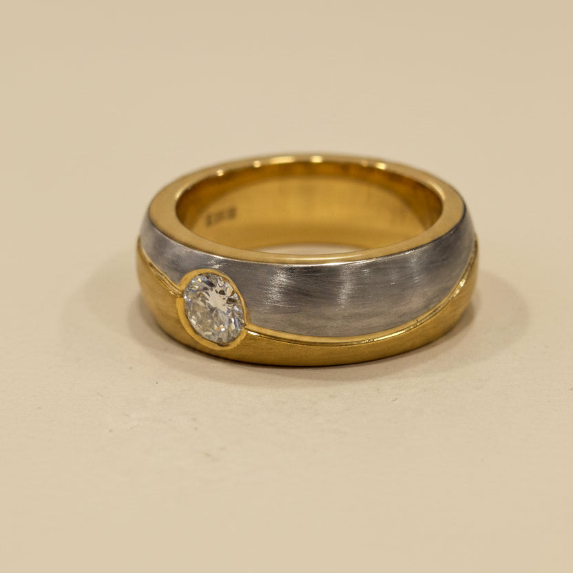 Two Tone Mat Ring