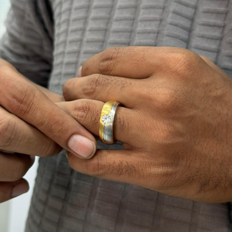 Two Tone Mat Ring