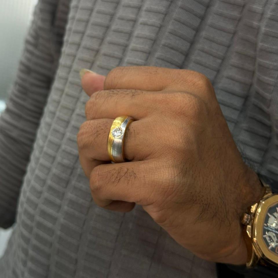 Two Tone Mat Ring