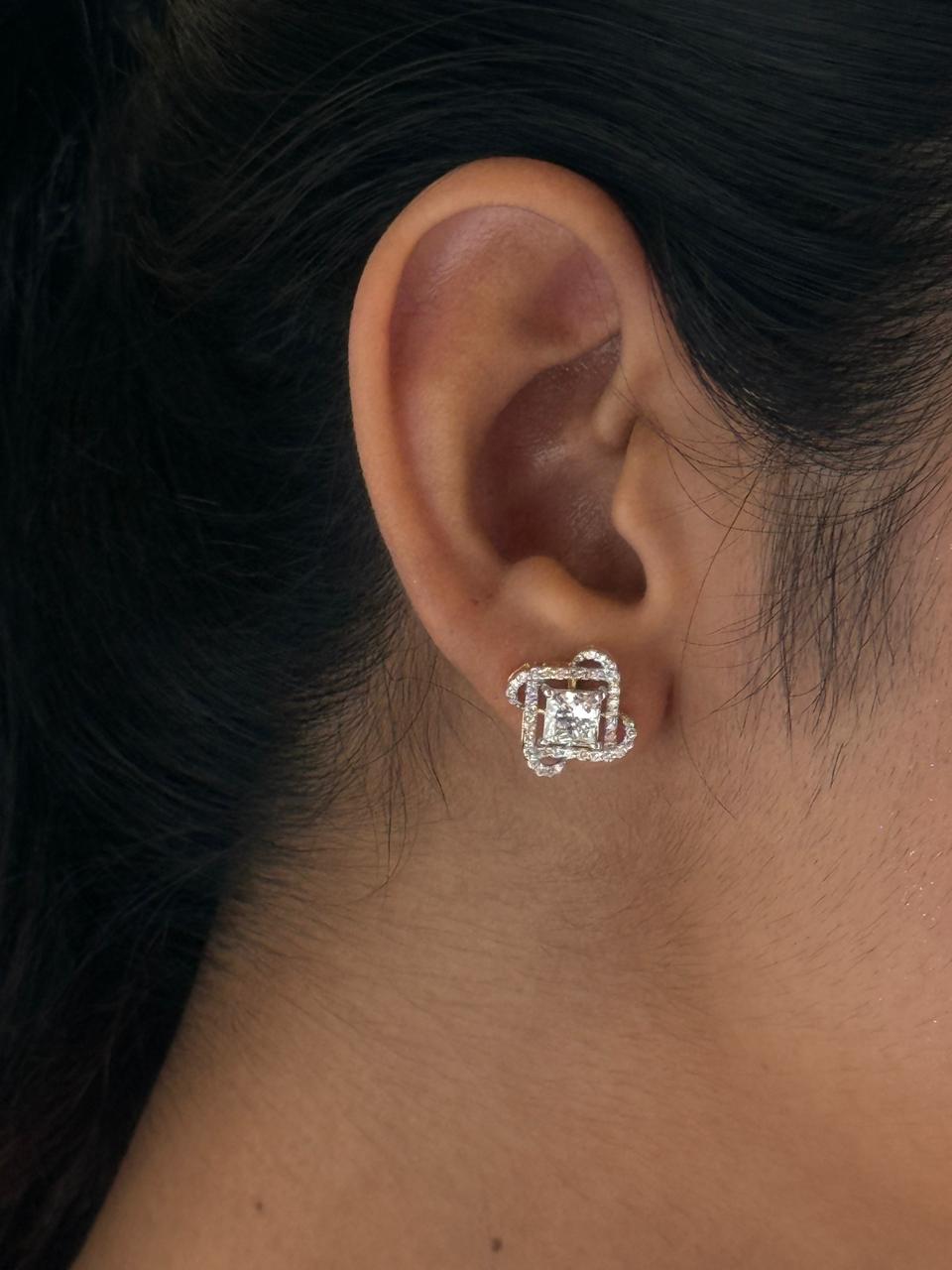 Princess spiral Earrings