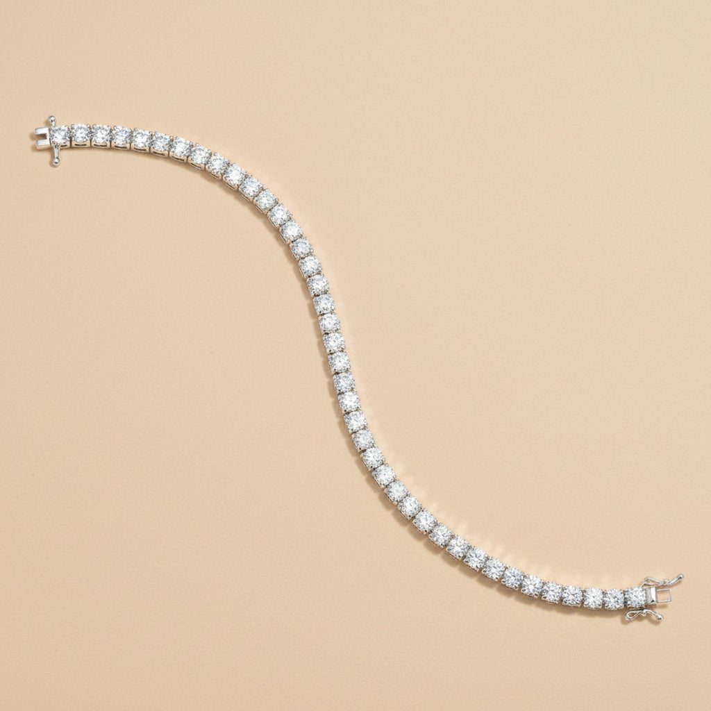 0.15ct Each Diamond Tennis Bracelet