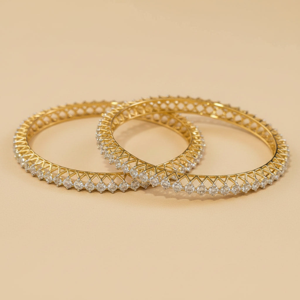 0.15ct Each Diamond bangle