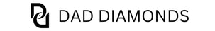 Logo of Dad Diamonds on a white background