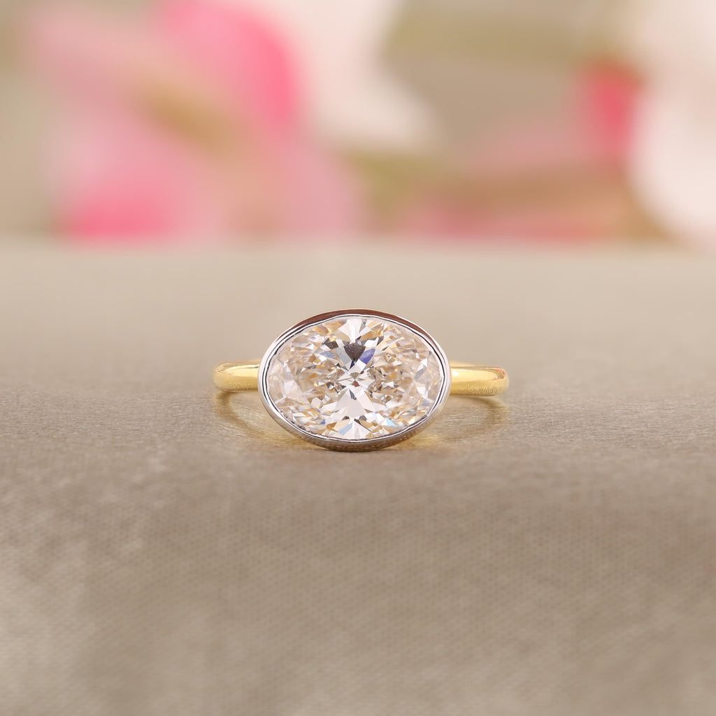 Aurora Bezel Oval Ring