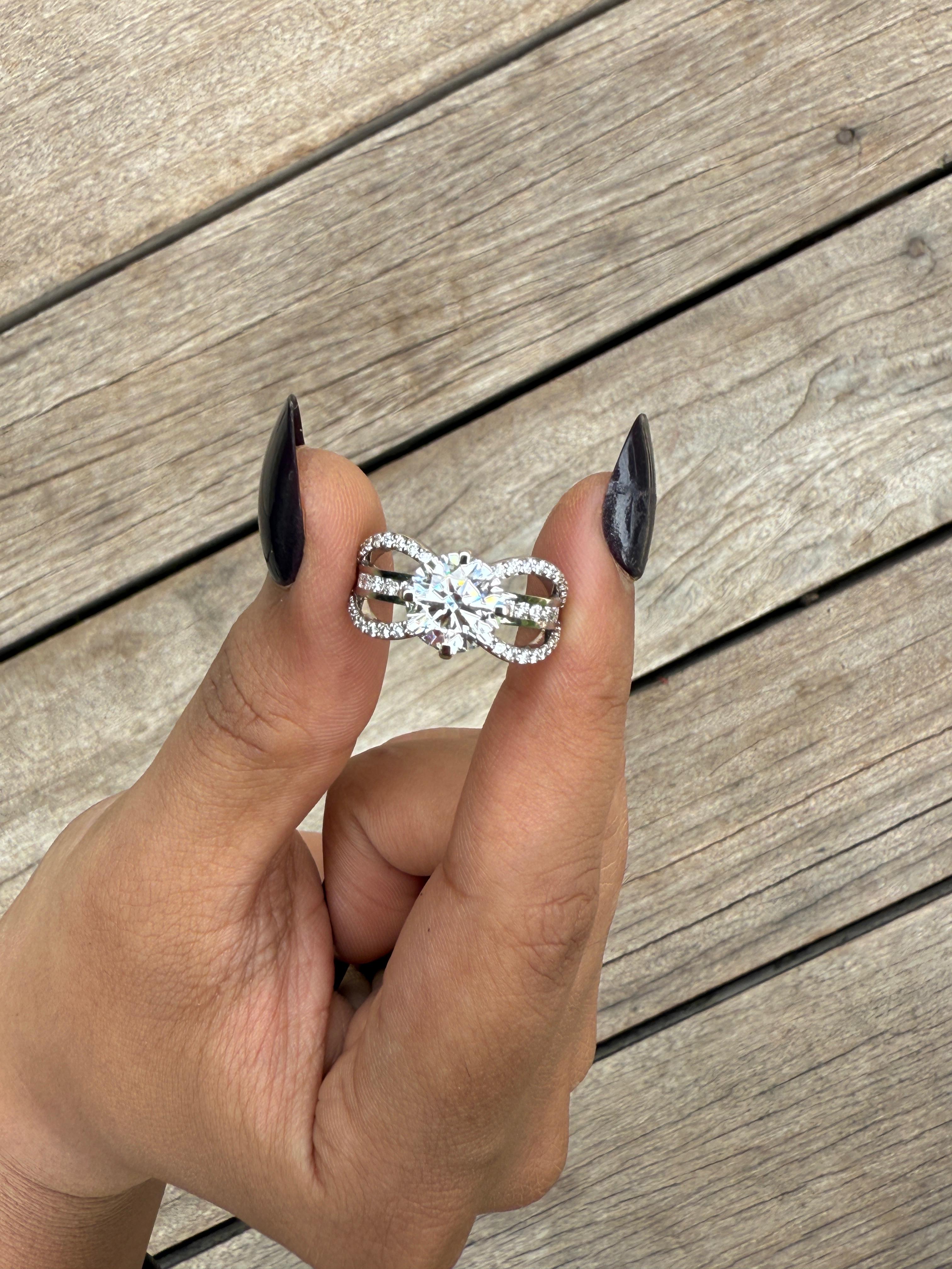 Eternal Bond Round Cut Engagement Ring