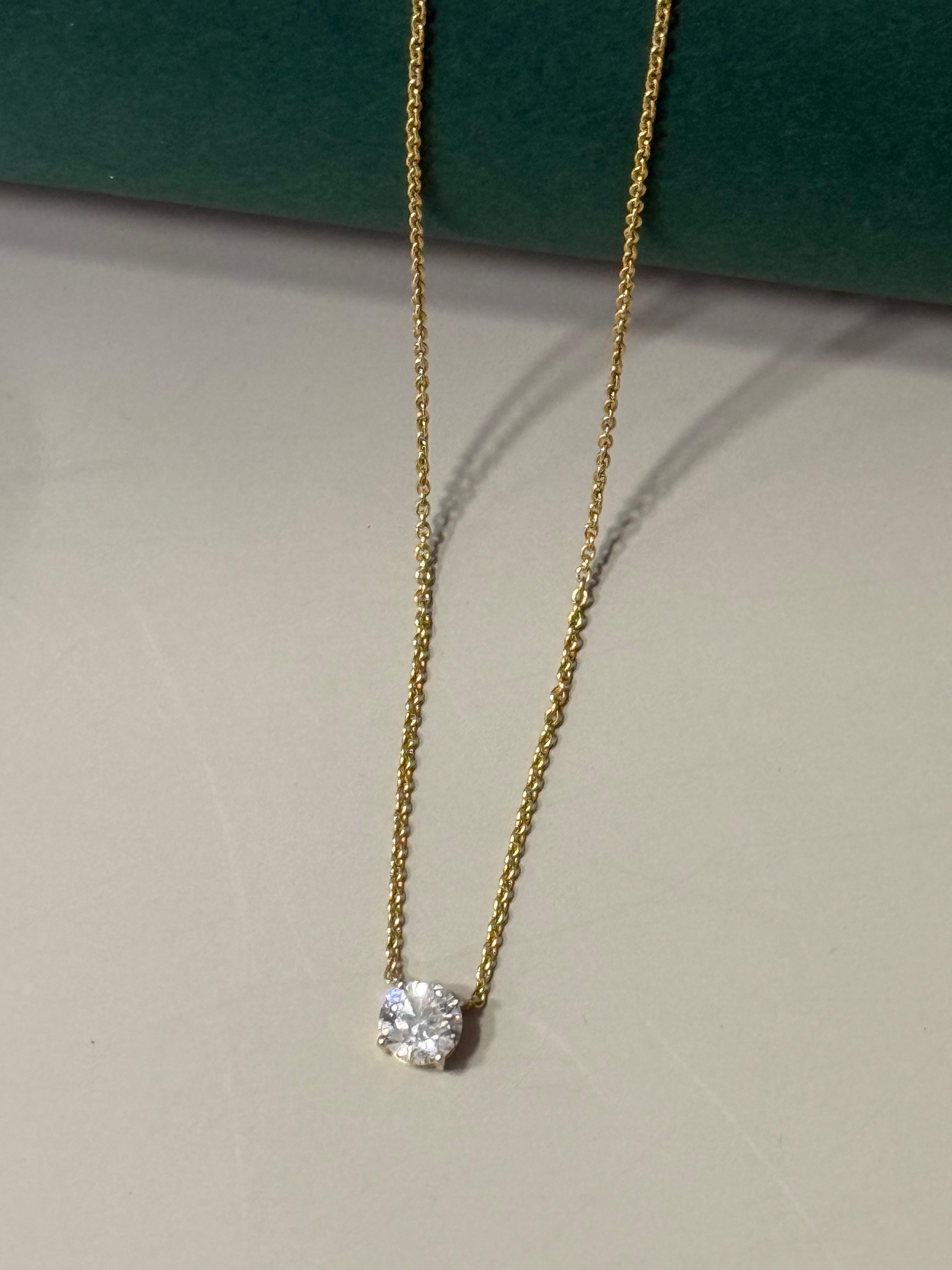 1 CT Pendant Round