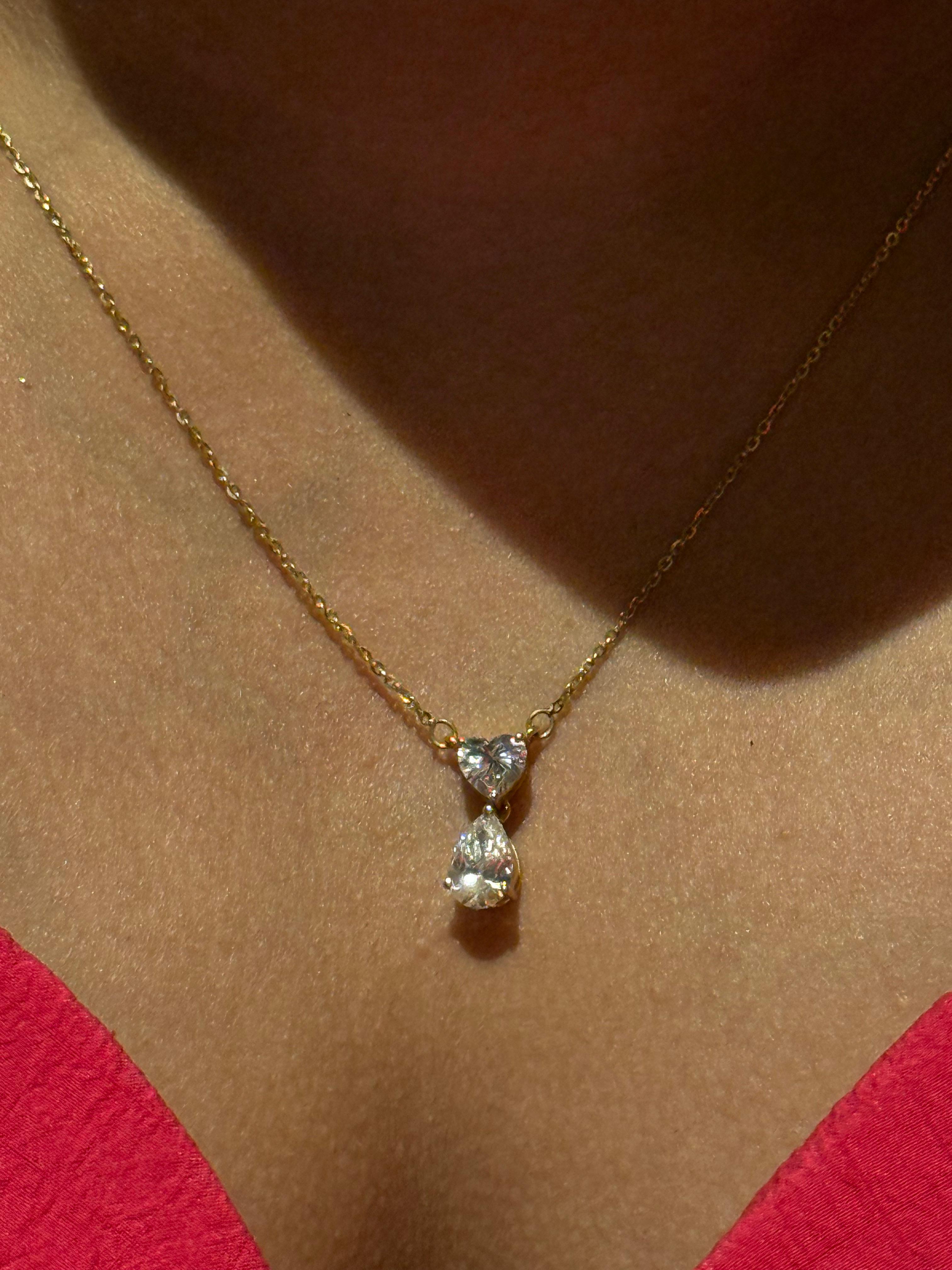 Heart & Pear Pendant